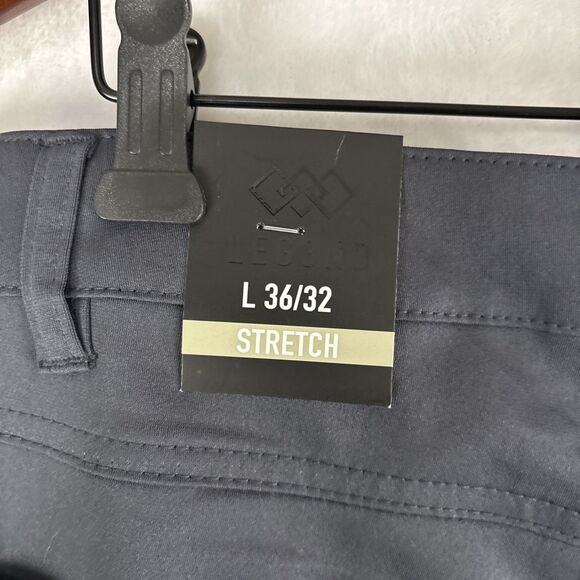 Legend Comfort Fit Chino Golf Pants Mens 36x32 Gray Moisture Wicking Stretch NWT - Picture 7 of 8